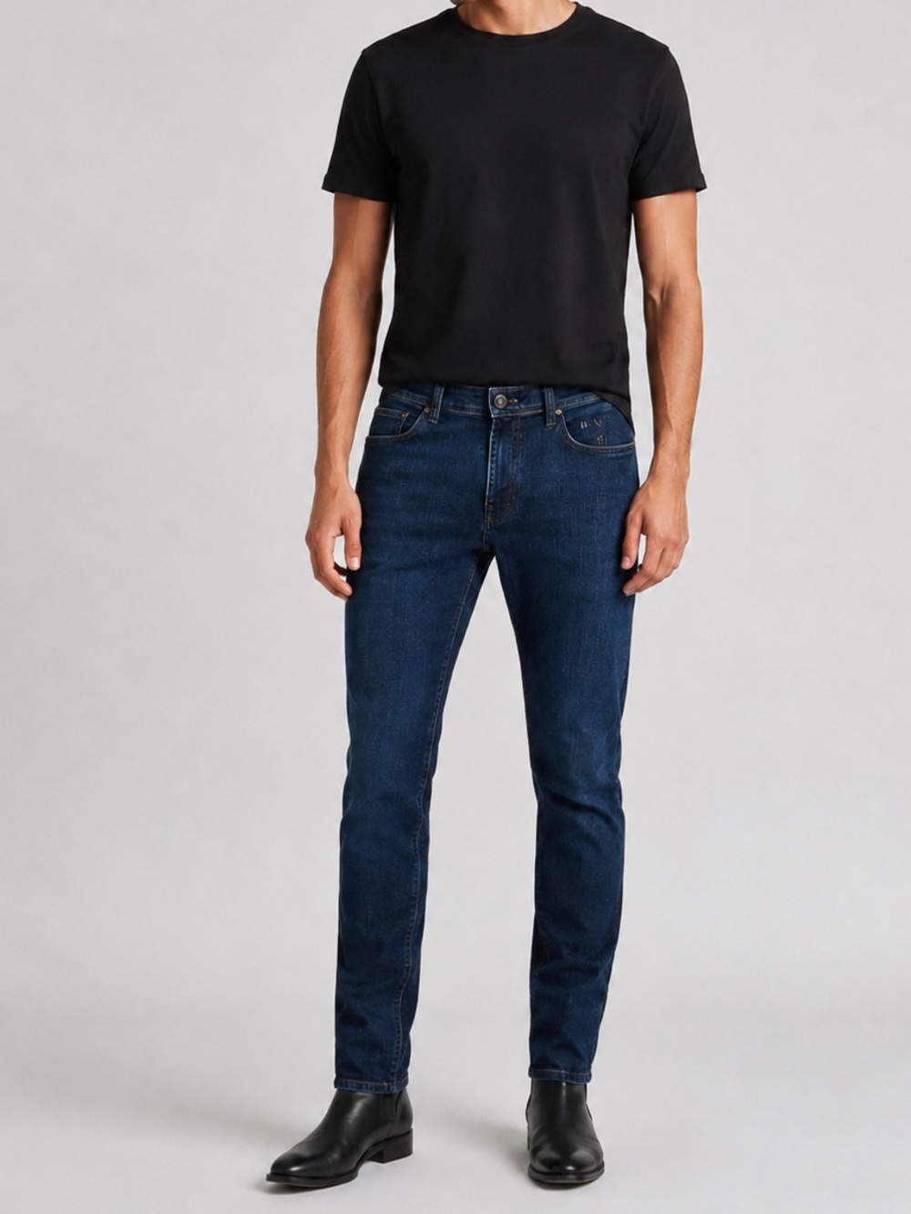 Tramarossa Men’s Dark Wash Leonardo Slim Fit Denim Jeans